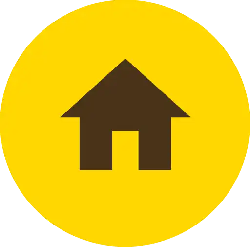 Icono de un segundo hogar que refleja la esencia de Pet House para tu mascota.
